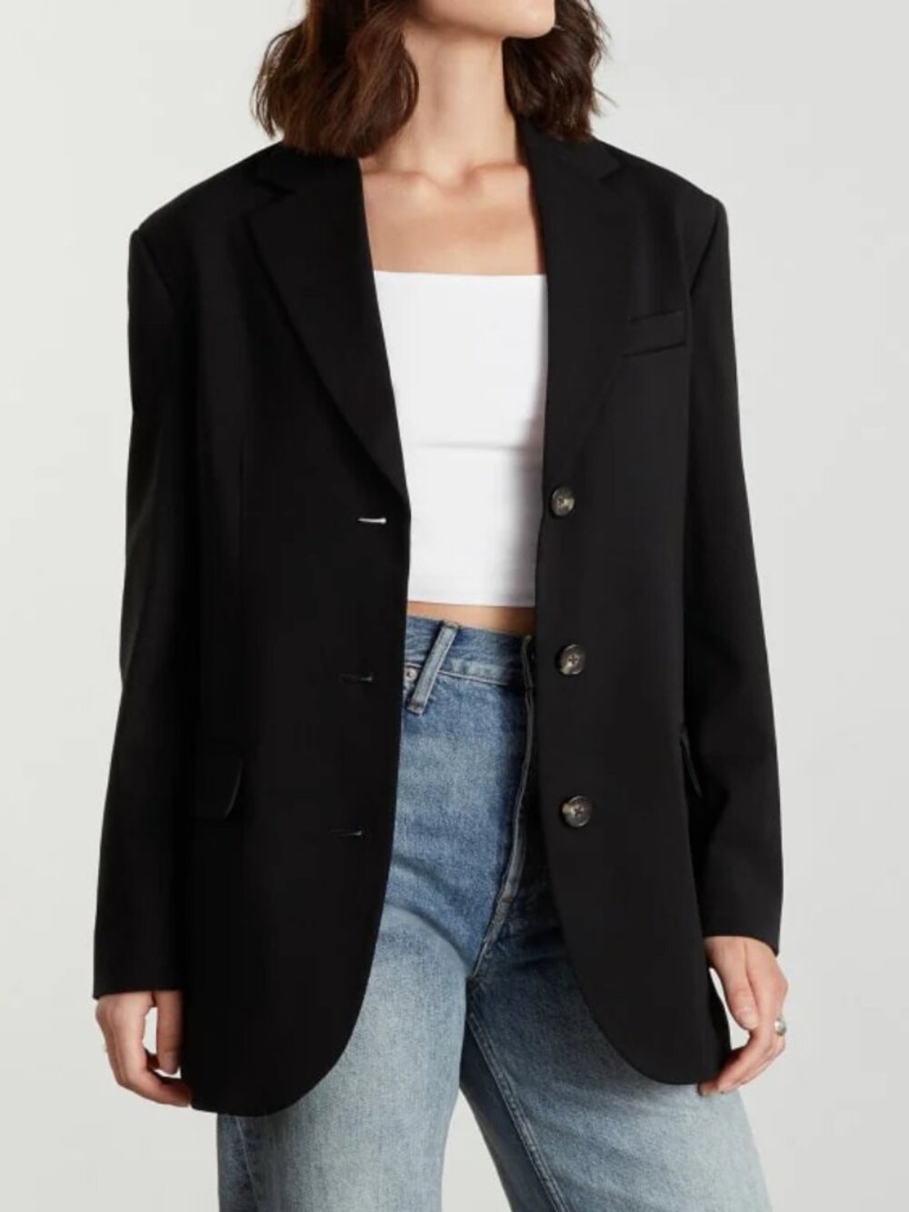 EVERLANE | The '80s Blazer | Black | Size 0
